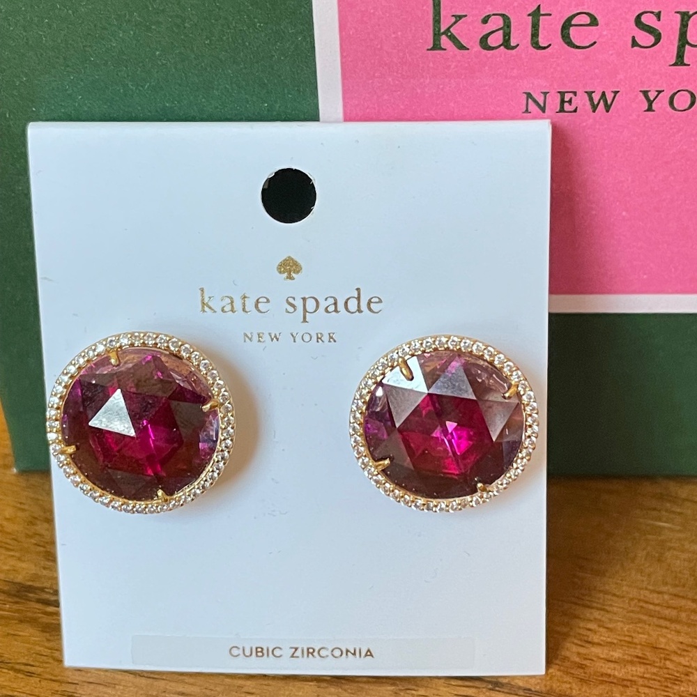 NEW kate spade New York Spot "She Has Spark" earrings. In original packaging